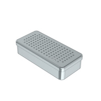 Pudełko stalowe perforowane 21 x 10 x 5 cm